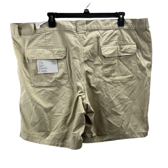 Croft & Barrow Men Cargo Shorts SIZE 52 Color Brown Khaki - Picture 2 of 11